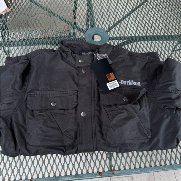 Harley Davidson Riding Jacket Motorcycle Coat #1 Men's Size Large (97403-24VM) - Picture 6 of 8